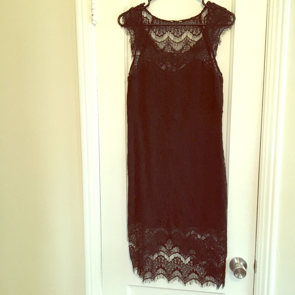 Free People sheath lace dress XS